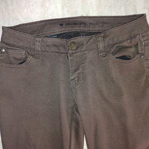 Celebrity.Pink Brown Skinny Jeans